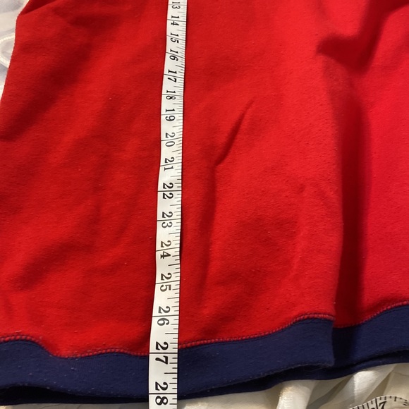 Pacer pull over shirt. Red/blue Size L - Picture 5 of 5